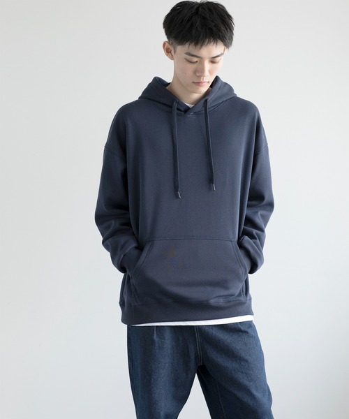 aimoha（アイモハ）の「aimoha men Essential Blend Hoodies裏起毛 (AW)（パーカー・メンズ・ネイビー/ブラック/オフホワイト/ブルー・SMALL/MEDIUM/X-LARGE/XX-LARGE/XXX-LARGE/LARGE）」の15枚目の写真