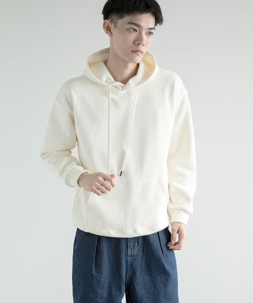 aimoha（アイモハ）の「aimoha men Essential Blend Hoodies裏起毛 (AW)（パーカー・メンズ・ネイビー/ブラック/オフホワイト/ブルー・SMALL/MEDIUM/X-LARGE/XX-LARGE/XXX-LARGE/LARGE）」の10枚目の写真