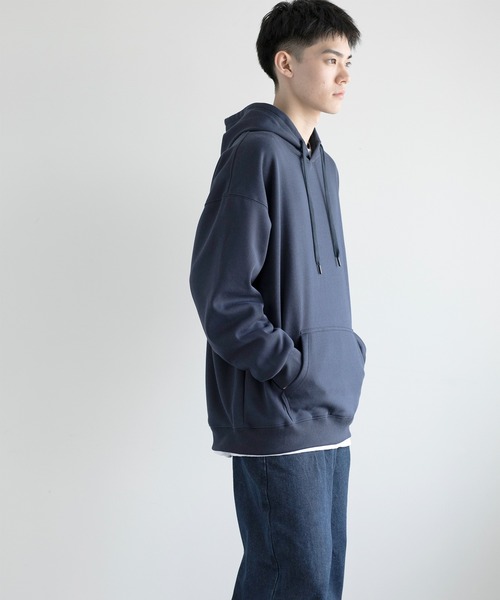 aimoha（アイモハ）の「aimoha men Essential Blend Hoodies裏起毛 (AW)（パーカー・メンズ・ネイビー/ブラック/オフホワイト/ブルー・SMALL/MEDIUM/X-LARGE/XX-LARGE/XXX-LARGE/LARGE）」の19枚目の写真