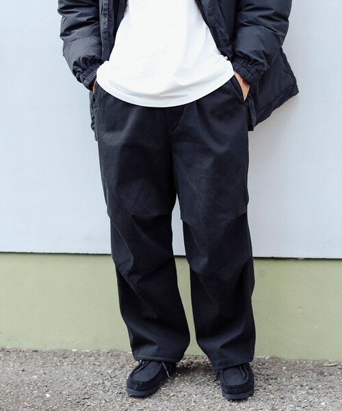 B:MING by BEAMS（ビーミングバイビームス）の「裏起毛 オーバー パンツ（その他パンツ・メンズ・オリーブ/ブラック・S/M/L/XL）」の7枚目の写真