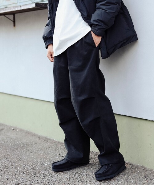 B:MING by BEAMS（ビーミングバイビームス）の「裏起毛 オーバー パンツ（その他パンツ・メンズ・オリーブ/ブラック・S/M/L/XL）」の8枚目の写真