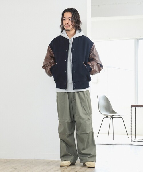 B:MING by BEAMS（ビーミングバイビームス）の「裏起毛 オーバー パンツ（その他パンツ・メンズ・オリーブ/ブラック・S/M/L/XL）」の11枚目の写真