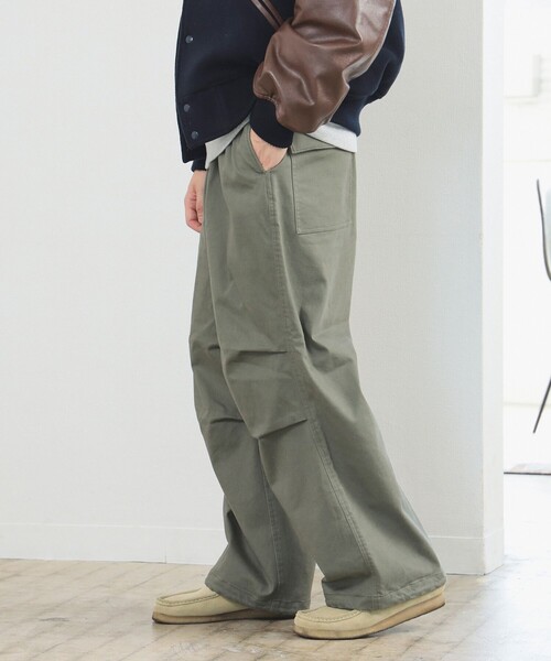 B:MING by BEAMS（ビーミングバイビームス）の「裏起毛 オーバー パンツ（その他パンツ・メンズ・オリーブ/ブラック・S/M/L/XL）」の12枚目の写真