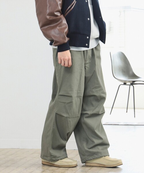 B:MING by BEAMS（ビーミングバイビームス）の「裏起毛 オーバー パンツ（その他パンツ・メンズ・オリーブ/ブラック・S/M/L/XL）」の13枚目の写真