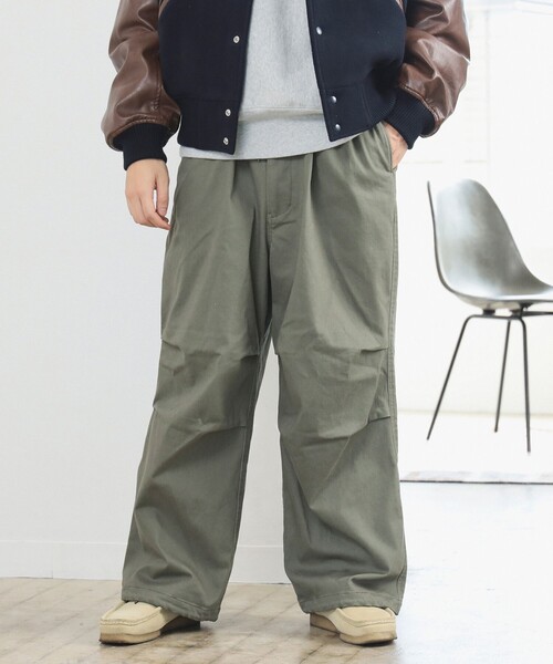 B:MING by BEAMS（ビーミングバイビームス）の「裏起毛 オーバー パンツ（その他パンツ・メンズ・オリーブ/ブラック・S/M/L/XL）」の14枚目の写真