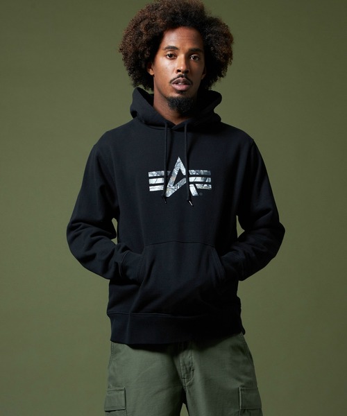 【セール】プリントA-MARKスウェットパーカー（パーカー）｜ALPHA（アルファ） 6,930円