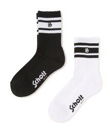 【直営限定】Schott/ショット/HIGT-SOCKS S/ハイソックス S