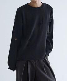 【EPNK】Crash damage knit / クラッシュダメージニット
