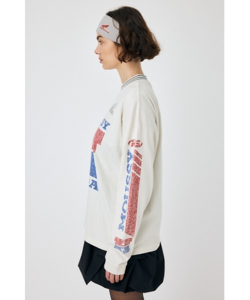 MOUSSY HONDA VINTAGE LIKE ロンT MOUSSY（マウジー）の「HONDA VINTAGE LIKE ロングTシャツ（T