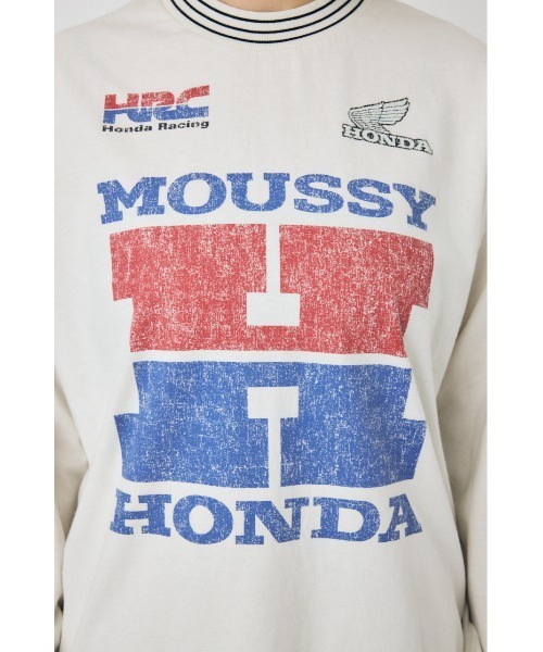 MOUSSY（マウジー）の「HONDA VINTAGE LIKE ロングTシャツ（T