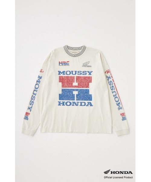 MOUSSY（マウジー）の「HONDA VINTAGE LIKE ロングTシャツ（T