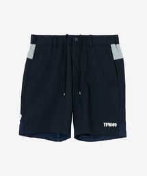 【美品TFW49】SOFT EASY TUCK PANTS サイズ3 ブルー TFW49（ティーエフダブリュー）の「SOFT EASY TUCK PANTS