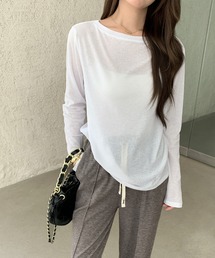 by LEGNA（バイレグナ）の「【全13色】選べるサイズ シアーTシャツ（Tシャツ/カットソー）」