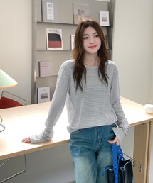 by LEGNA（バイレグナ）の「【全17色】選べるサイズ シアーTシャツ（Tシャツ/カットソー）」