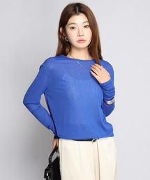 by LEGNA（バイレグナ）の「【全17色】選べるサイズ シアーTシャツ（Tシャツ/カットソー）」