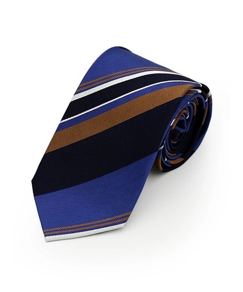 Perfect Suit FActory（パーフェクトスーツファクトリー）の「【WEB限定】テフロン加工ネクタイ　ストライプ　ワイン/ブラウン/ネイビー（ネクタイ・メンズ・ワイン/ブラウン/ネイビー・FREE）」の3枚目の写真