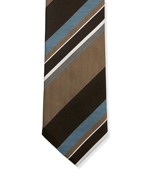 Perfect Suit FActory（パーフェクトスーツファクトリー）の「【WEB限定】テフロン加工ネクタイ　ストライプ　ワイン/ブラウン/ネイビー（ネクタイ・メンズ・ワイン/ブラウン/ネイビー・FREE）」の7枚目の写真