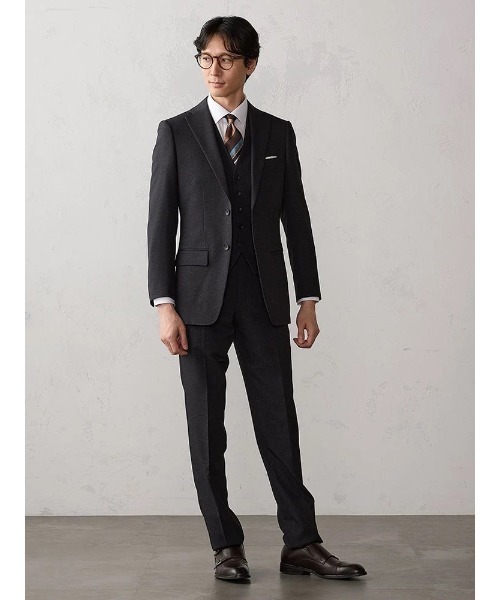 Perfect Suit FActory（パーフェクトスーツファクトリー）の「【WEB限定】テフロン加工ネクタイ　ストライプ　ワイン/ブラウン/ネイビー（ネクタイ・メンズ・ワイン/ブラウン/ネイビー・FREE）」の9枚目の写真