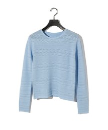 MIDIUMISOLID for Ladies レース編みタイトプルオーバー