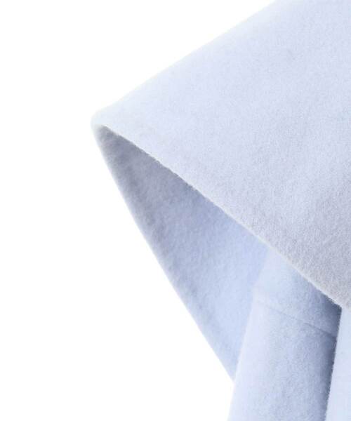 martinique（マルティニーク）の「【CURRENTAGE/カレンテージ】Double face cloth short coat（ステンカラーコート・レディース・ネイビー/サックスブルー・FREE）」の8枚目の写真