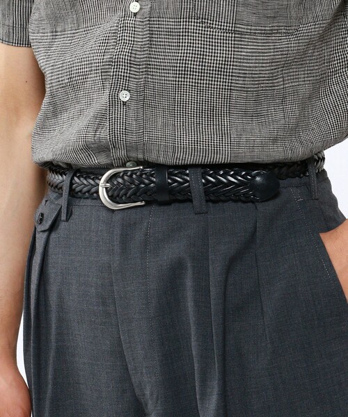 レザー メッシュベルト（ベルト）｜BEAMS PLUS（ビームスプラス）の