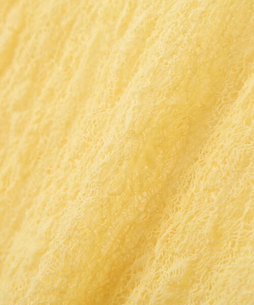 FREE'S MART(フリーズマート)の「◆レースハイネックカットソー(Tシャツ/カットソー・レディース・イエロー/ブラック/ホワイト・FREE)」の11枚目の写真