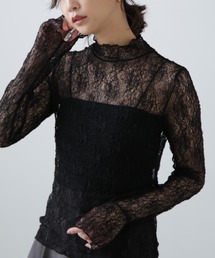 FREE'S MART | ◆レースハイネックカットソー(Tシャツ/カットソー)