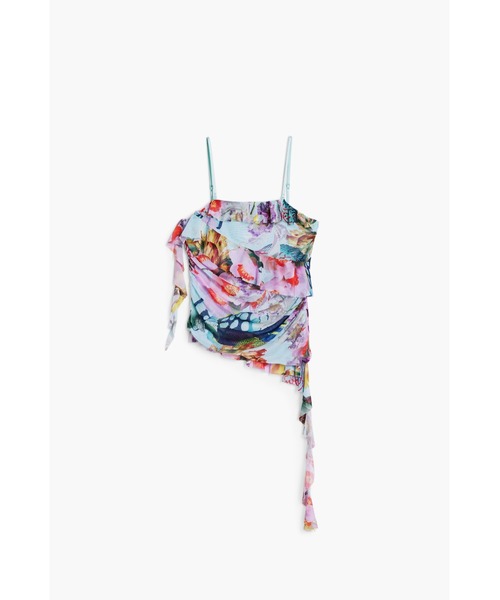売れ筋商品|||デジグアル Tシャツ トップス レディース Women's Collage print T-shirt Multi 楽天市場】Desigual（Tシャツ・カットソー｜トップス