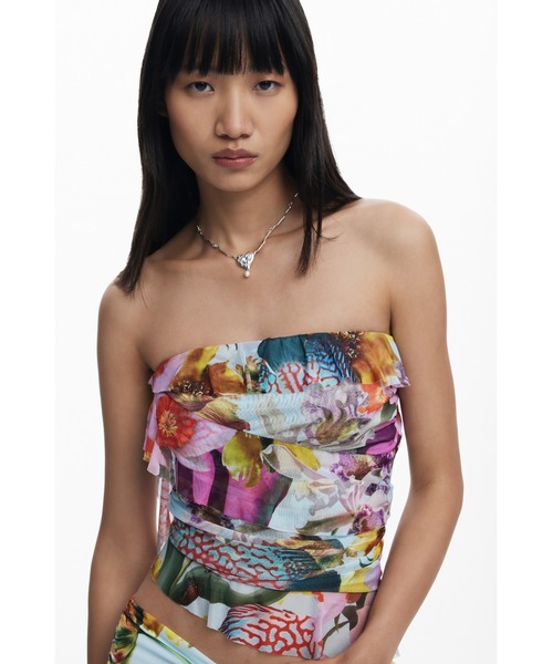 デシグアル 花柄オーバーサイズセーター | Desigual (Women)/デシグアル