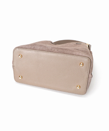 MILOS（ミロス）の「MILOS/ミロス 金具付きスエードワンハンドルバッグ