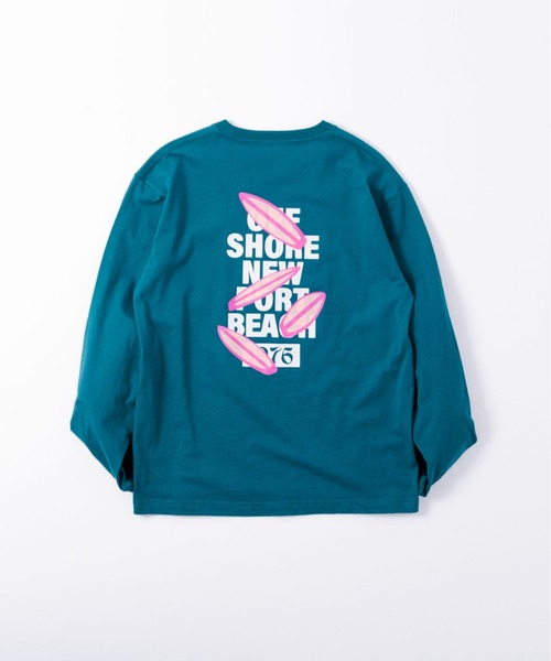 OFFSHORE（オフショア）の「SURFBOARD L/S TEE/サーフボード ロングスリーブティ（Tシャツ/カットソー・メンズ・グリーン/ホワイト・XL/L/M/S）」の15枚目の写真
