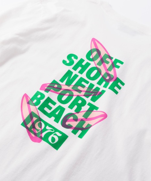 OFFSHORE（オフショア）の「SURFBOARD L/S TEE/サーフボード ロングスリーブティ（Tシャツ/カットソー・メンズ・グリーン/ホワイト・XL/L/M/S）」の16枚目の写真