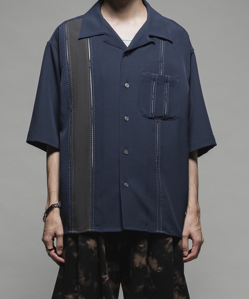 CASPER JOHN（キャスパージョン）の「Line switch high drape shirts