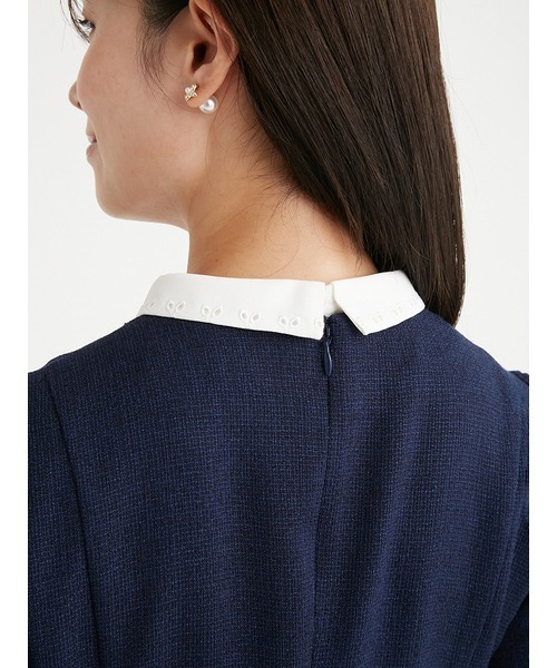 CELFORD（セルフォード）の「エンブロイダリーカラーワンピース