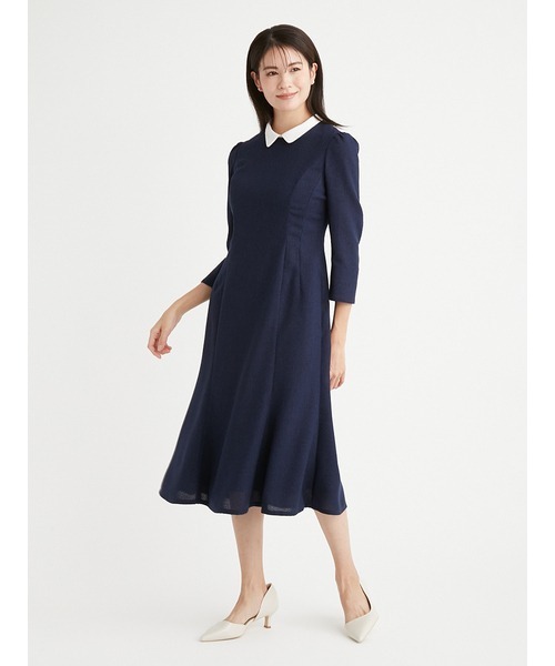 CELFORD（セルフォード）の「エンブロイダリーカラーワンピース