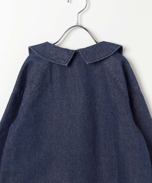 BAYFLOW（ベイフロー）の「[羽織りでも、一枚着としても♪]ラメデニムワンピ(KIDS)（ワンピース・キッズ・ブルー/ブラック・130cm/120cm/110cm/150cm/140cm）」の21枚目の写真