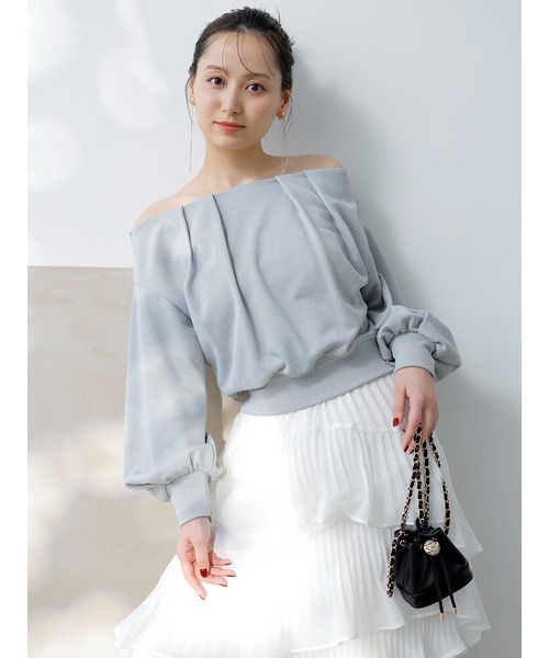 snidel Sustainableプリントプリーツティアードスカート SNIDEL（スナイデル）の「Sustainableプリントプリーツ