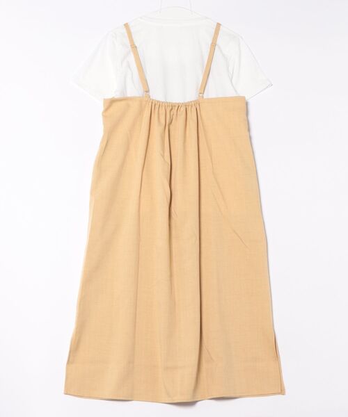 NAVY（ネイビー）の「NAVY 杢麻ライクキャミワンピースアンサンブル（ワンピース・レディース・ブラック/ダークグレー/マスタード・M/L）」の7枚目の写真