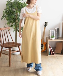 NAVY | NAVY 杢麻ライクキャミワンピースアンサンブル(ワンピース)