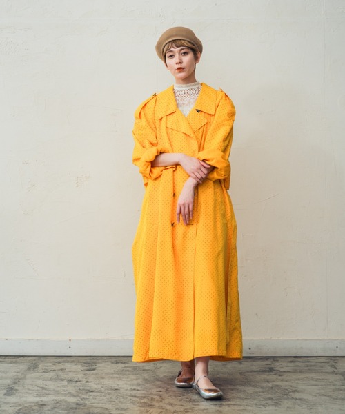 ORIENT MILLINERY（オリエント ミリナリー）の「SAMON【ｻｰﾓﾝ】（ハンチング/ベレー帽・レディース・マスタード/ベージュ/ブラック・FREE）」の10枚目の写真