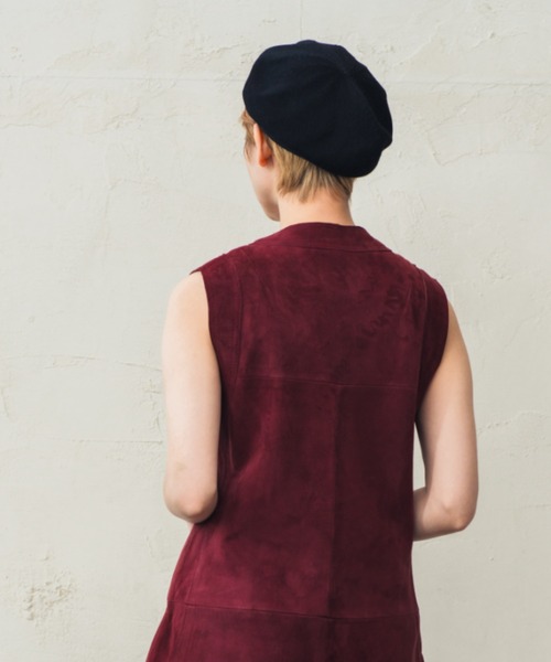 ORIENT MILLINERY（オリエント ミリナリー）の「SAMON【ｻｰﾓﾝ】（ハンチング/ベレー帽・レディース・マスタード/ベージュ/ブラック・FREE）」の18枚目の写真