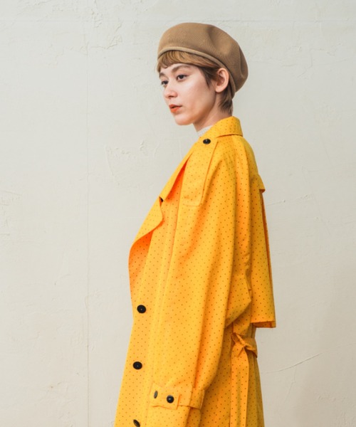 ORIENT MILLINERY（オリエント ミリナリー）の「SAMON【ｻｰﾓﾝ】（ハンチング/ベレー帽・レディース・マスタード/ベージュ/ブラック・FREE）」の8枚目の写真