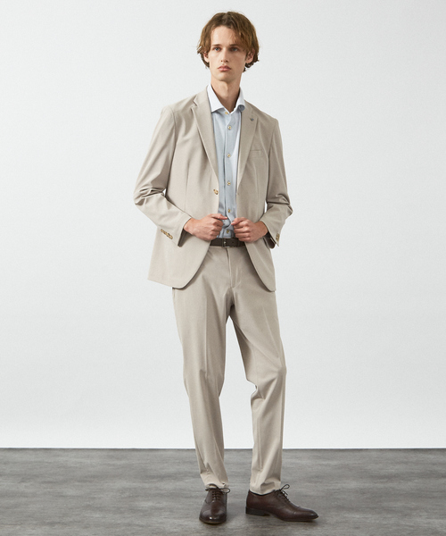 ABAHOUSE（アバハウス）の「【FLEX SHIRTS】360°ストレッチ パッチワークストライプシャツ / 長袖シャツ（シャツ/ブラウス・メンズ・ブルー/ライトグレー・46/50/44/48）」の15枚目の写真