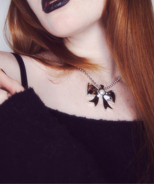 Carmelo（カーメロ）の「Big bow necklace（ネックレス・レディース・ホワイト/クリア・FREE）」の18枚目の写真