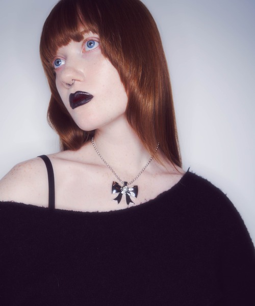 Carmelo（カーメロ）の「Big bow necklace（ネックレス・レディース・ホワイト/クリア・FREE）」の13枚目の写真