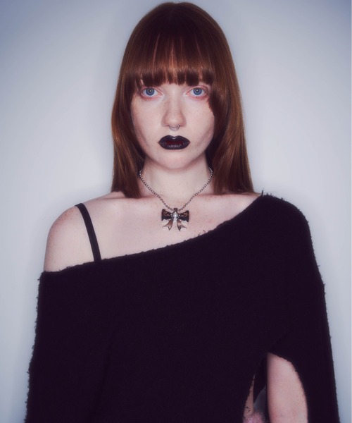 Carmelo（カーメロ）の「Big bow necklace（ネックレス・レディース・ホワイト/クリア・FREE）」の16枚目の写真