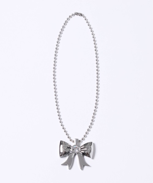Carmelo（カーメロ）の「Big bow necklace（ネックレス・レディース・ホワイト/クリア・FREE）」の22枚目の写真