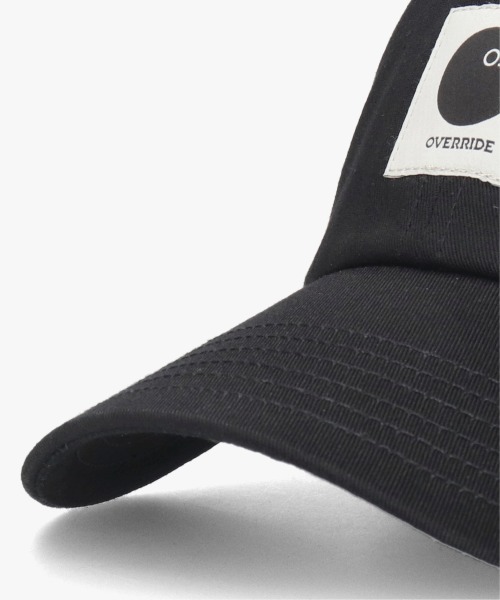 OVERRIDE（オーバーライド）の「OVERRIDE  LOGO LABEL VENTED 6P CAP / オーバーライド（キャップ・メンズ・ベージュ/ブラウン/グレー/オリーブ/ブラック・58cm/60cm）」の9枚目の写真
