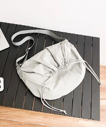 Revo. | 【大容量・軽量】ドローストリング 巾着 ショルダーバッグ（A4サイズ対応）(ショルダーバッグ)