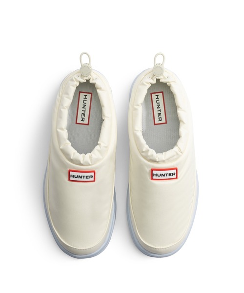 HUNTER（ハンター）の「レディース イン/アウト スリップ オン スリッパ（スリッポン・レディース・ブラック/ホワイト×ブルー/ブラック×ホワイト/ホワイト・UK3/UK4/UK5/UK6）」の7枚目の写真